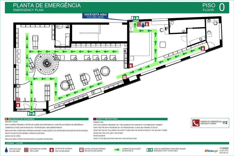 Planta de Emergência, Segurança com certificação!