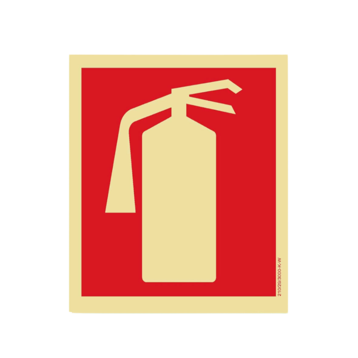 Sinalética Extintor - 150x150 PVC Fotoluminescente