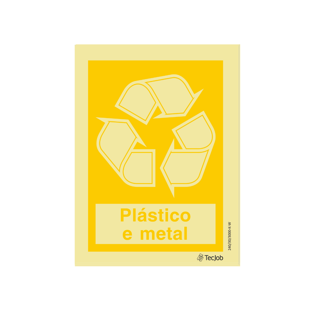 Sinalética Informação Plástico e Metal - IN1887