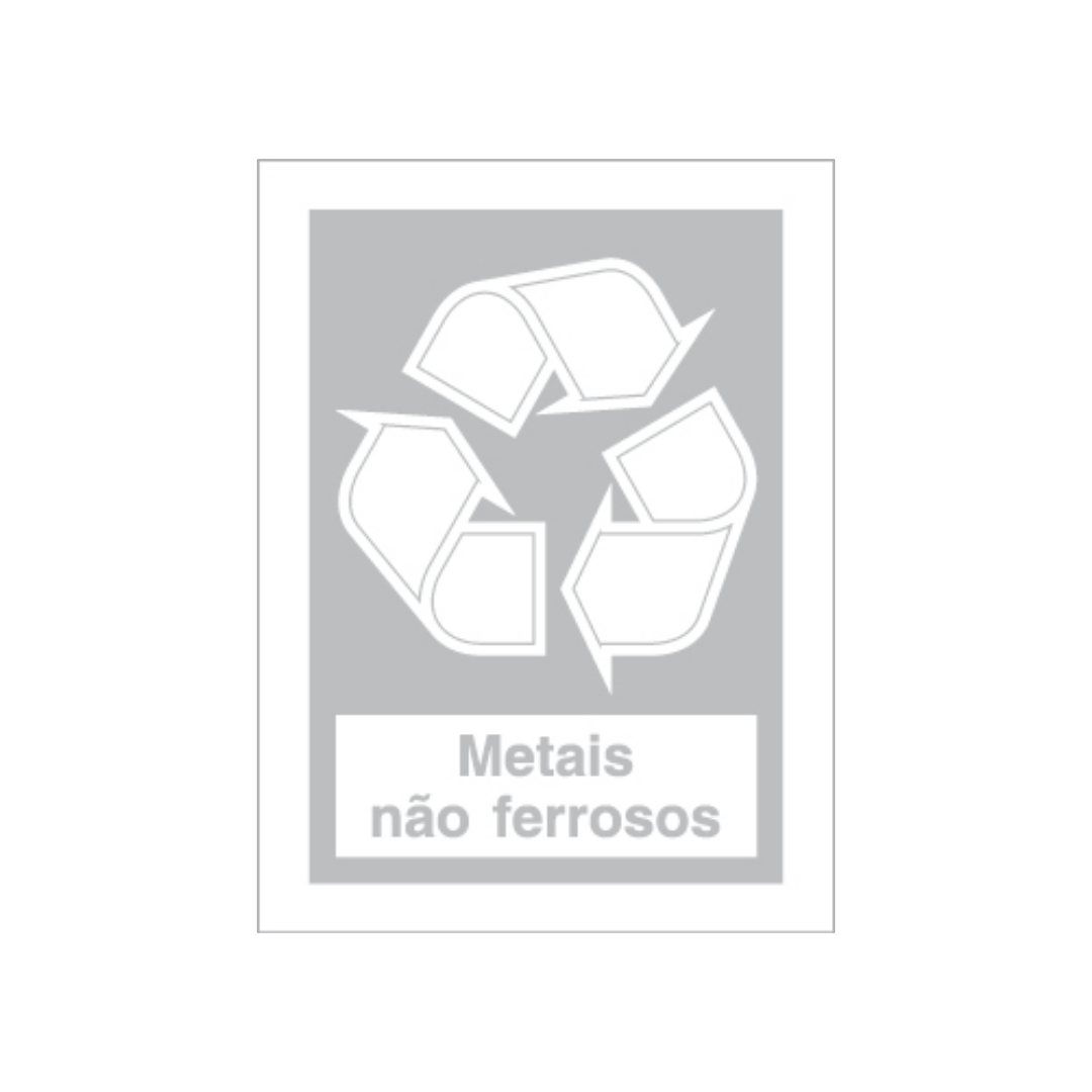 Sinalética Informação Metais Não Ferrosos - CQ0064