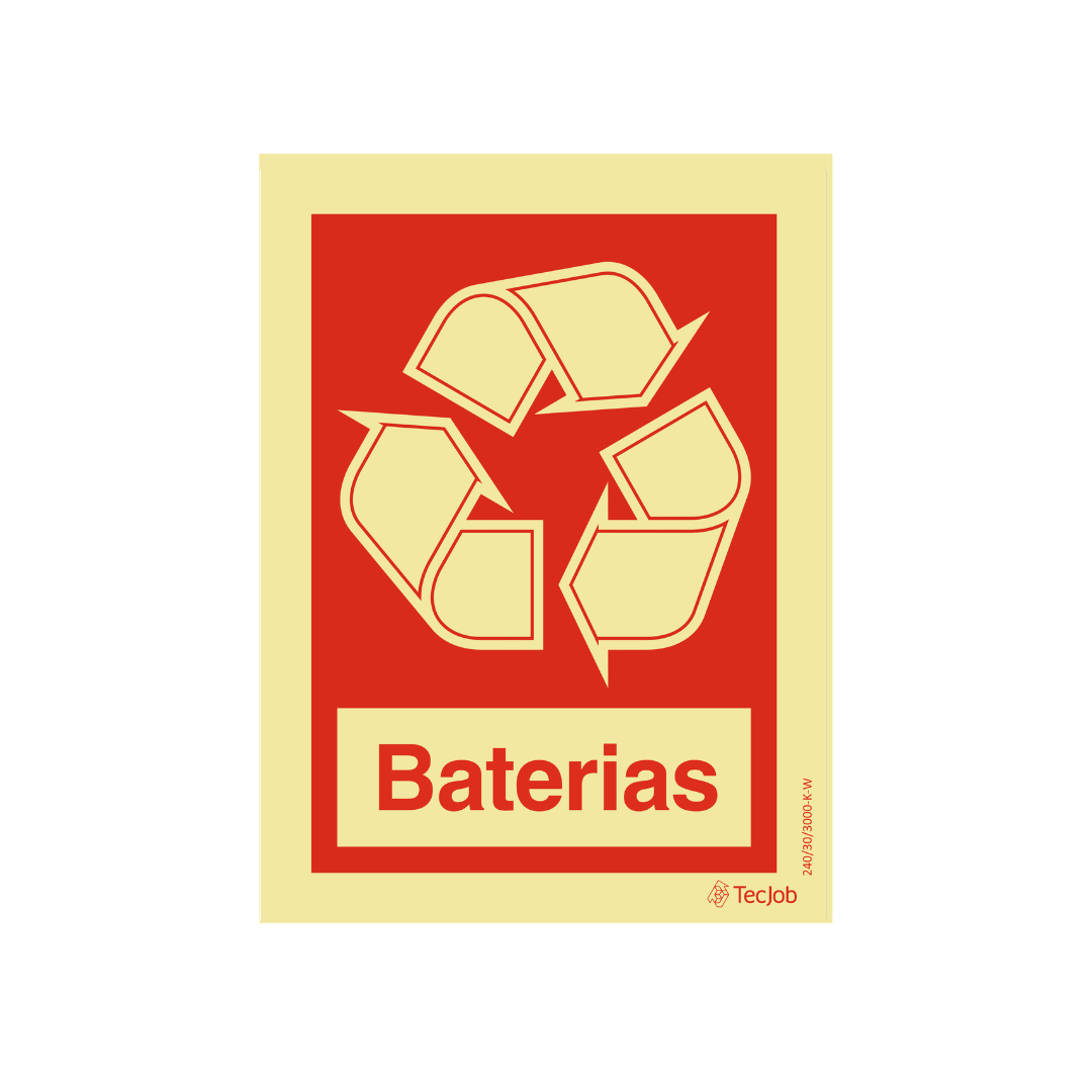 Sinalética Informação Baterias - IN1881
