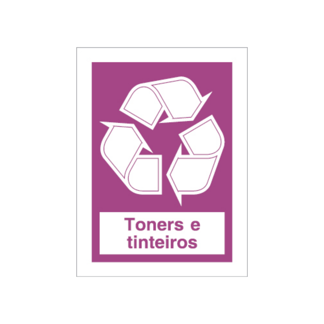 Sinalética Informação Toners e Tinteiros - CQ0067