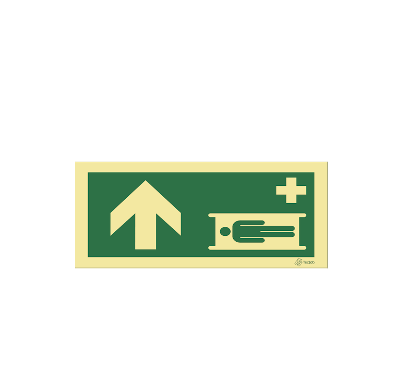 Sinalética Maca de Emergência - Seta para Cima - E0209