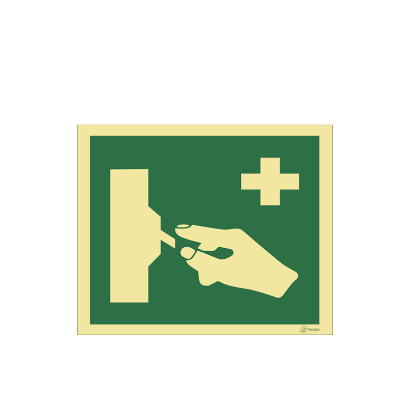 Sinalética Interruptor de Emergência - E0230