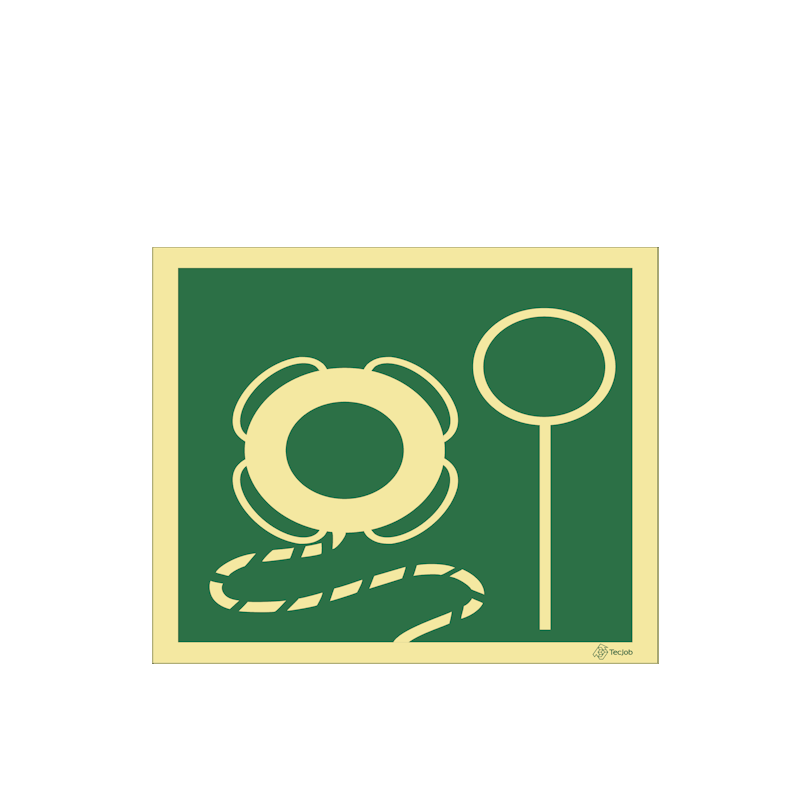 Sinalética Boia e Vara de Salvamento - E0232