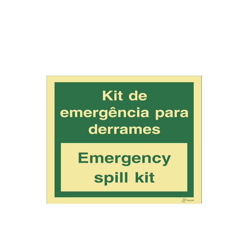 Sinalética Kit de Emergência para Derrames/ Emergency Spill Kit - E0233