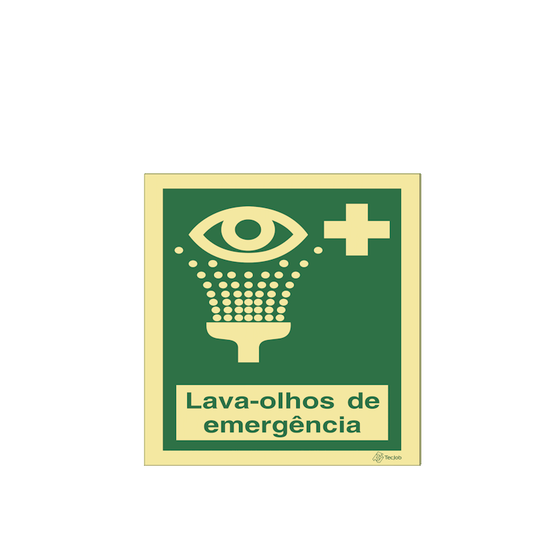 Sinalética Lava-Olhos de Emergência - E0281