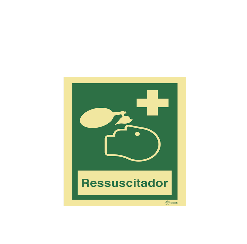 Sinalética Ressuscitador - E0288