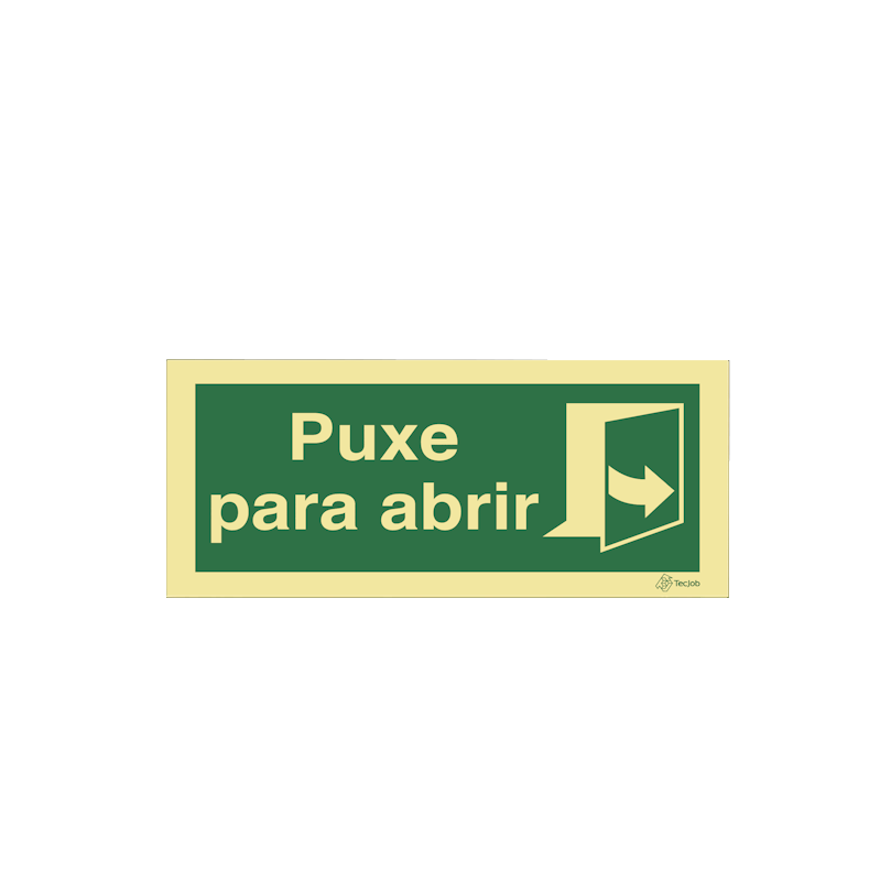 Sinalética Puxe para Abrir - E0385