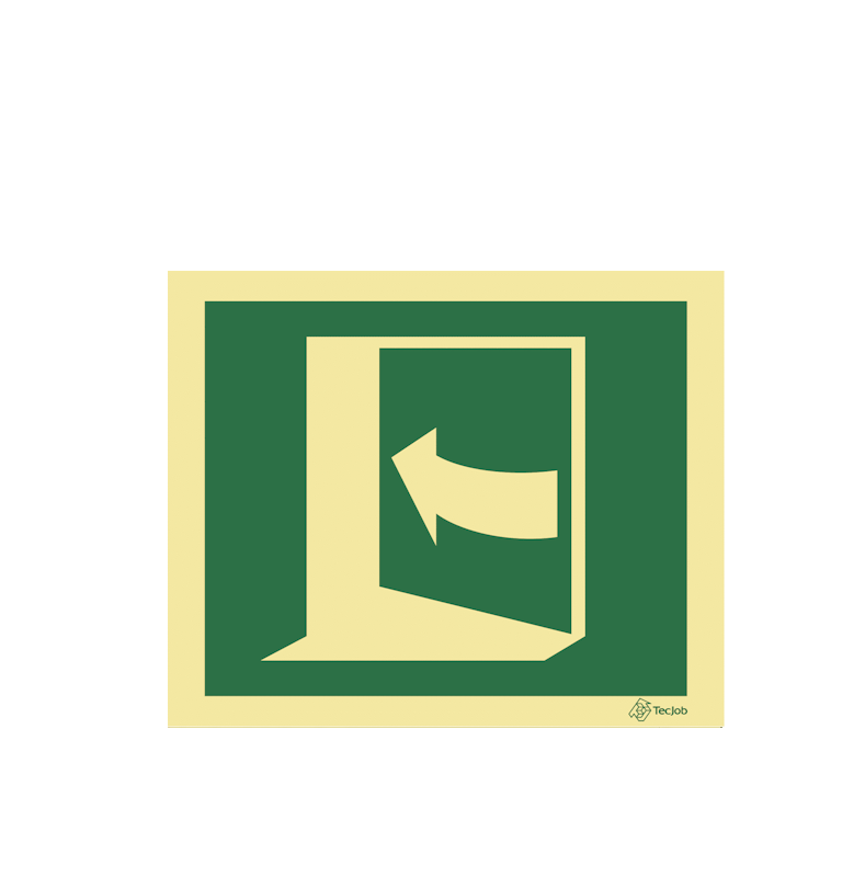 Sinalética Empurre para Abrir (Esquerda) - E0408