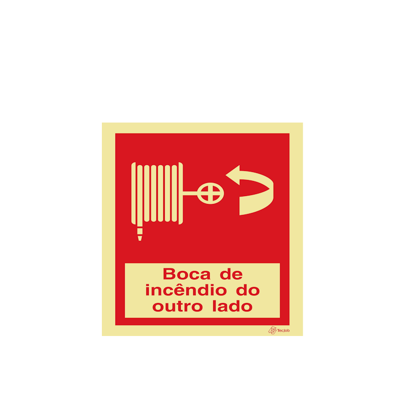 Sinalética Boca de Incêndio do Outro Lado - I0025