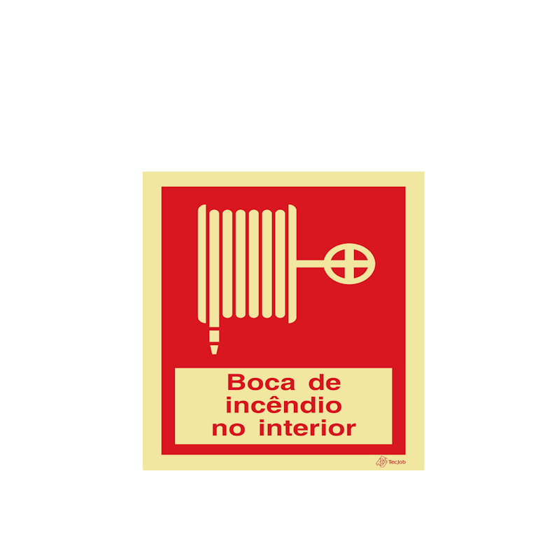 Sinalética Boca de Incêndio no Interior - I0026