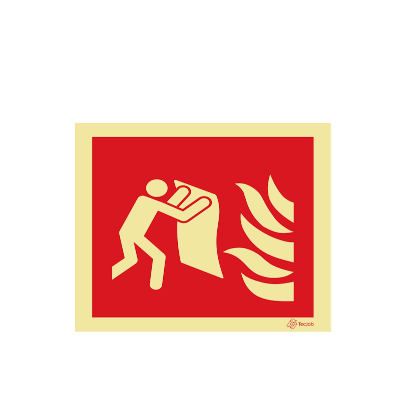 Sinalética Manta Ignífuga - I0212