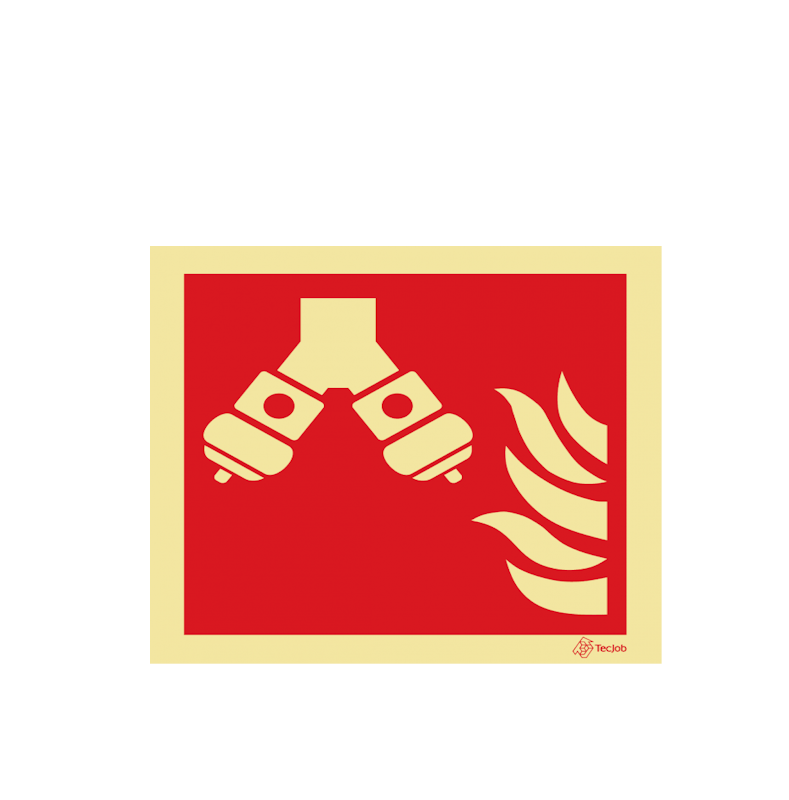 Sinalética Coluna Seca - I0215