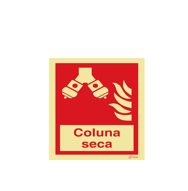 Sinalética Coluna Seca - I0236
