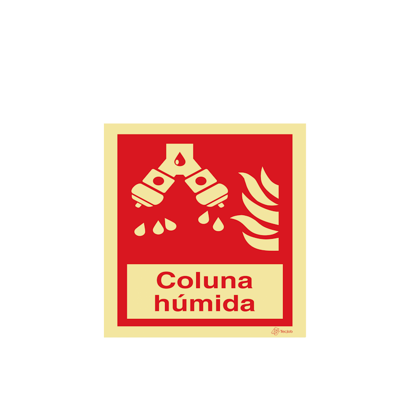 Sinalética Coluna Húmida - I0242