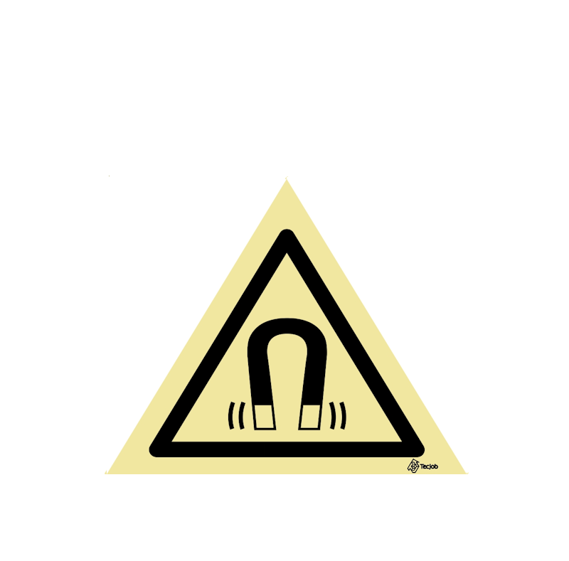 Sinalética Perigo Campo Magnético Forte – IS0317