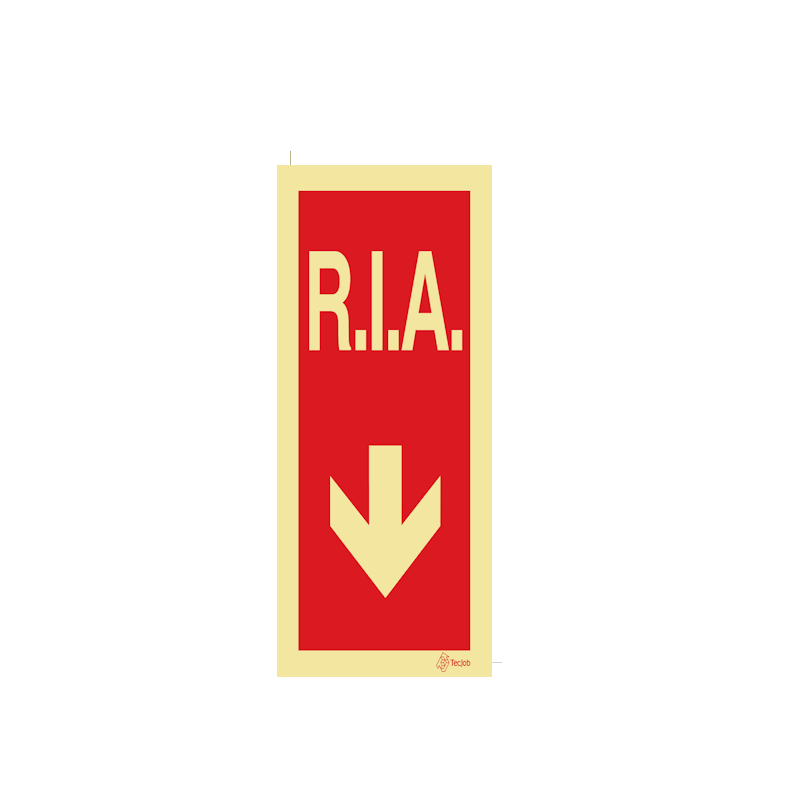 Sinalética R.I.A. Rede de Incêndio Armada em Baixo – I0427
