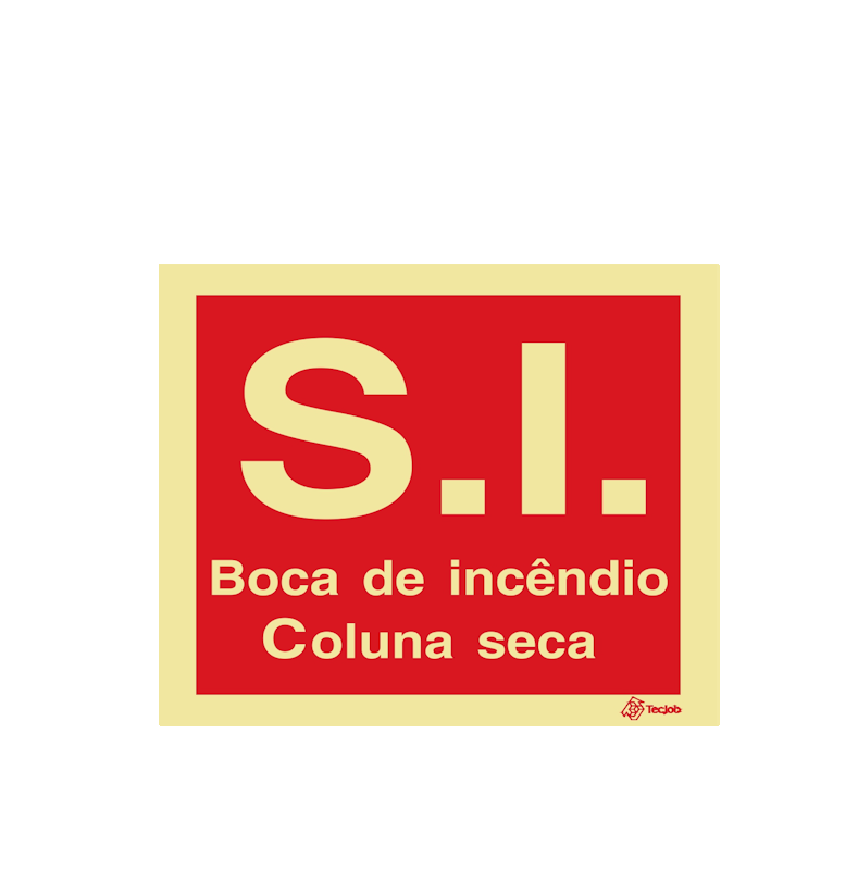 Sinalética S.I. Boca de Incêndio Coluna Húmida - I0545