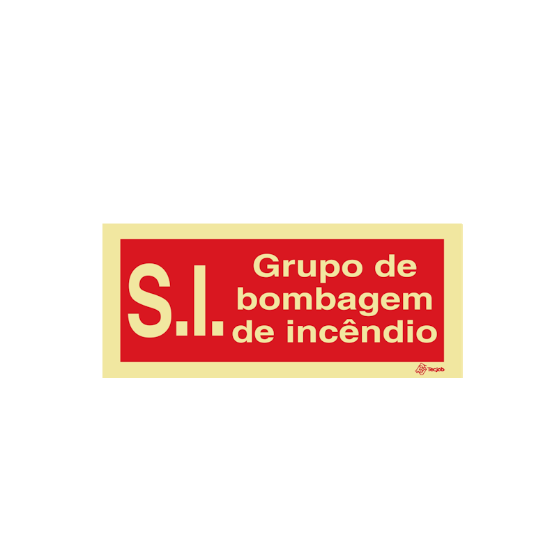 Sinalética S.I. Grupo de Bombagem de Incêndio – I0656