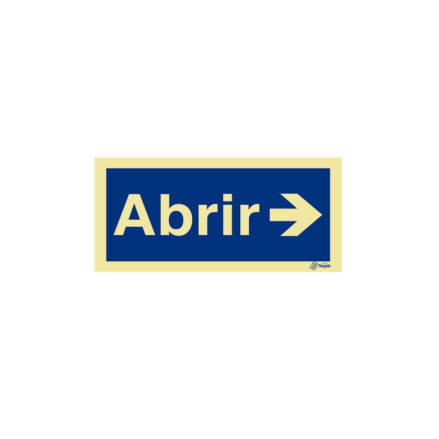 Sinal Abrir com Seta Direita - IN0420