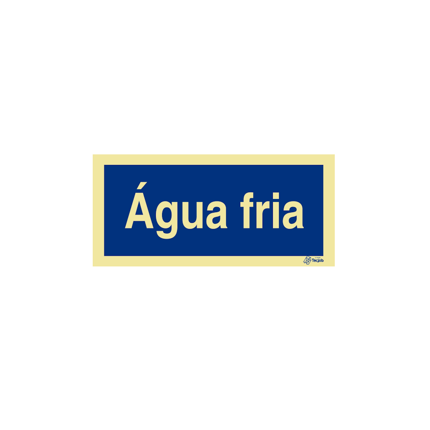 Sinal Água fria - IN0438