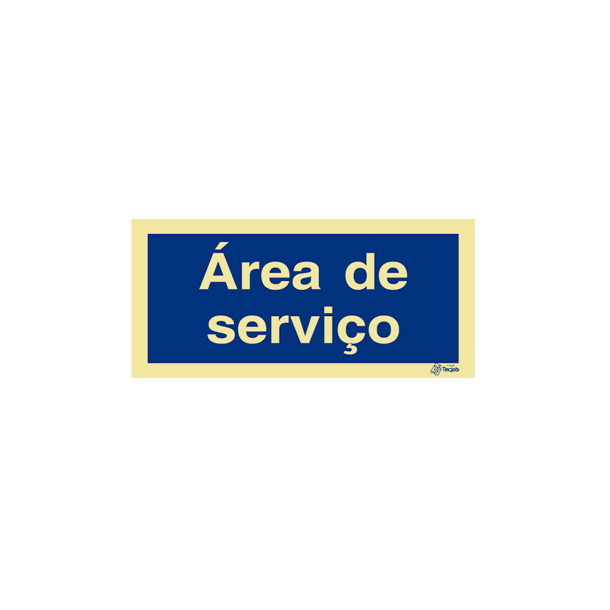 Sinal Área de serviço - IN0455
