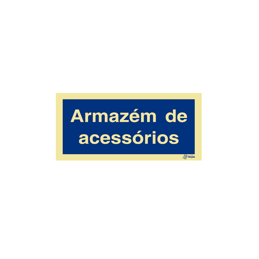 Sinal Armazém de acessórios - IN0459