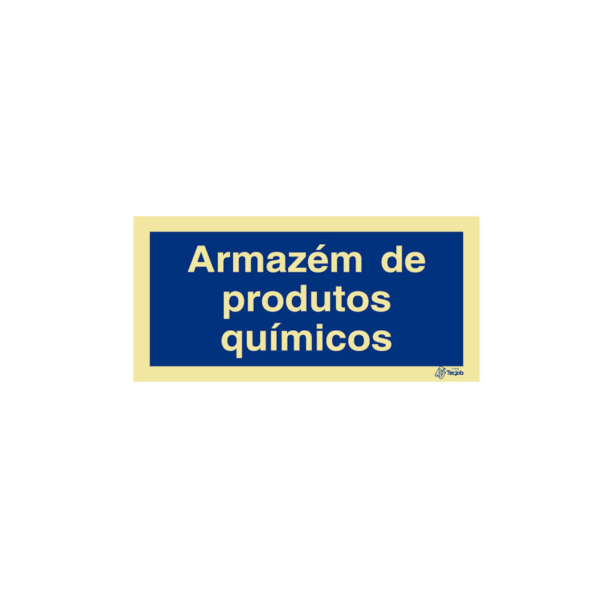 Sinal Armazém de produtos químicos - IN0473
