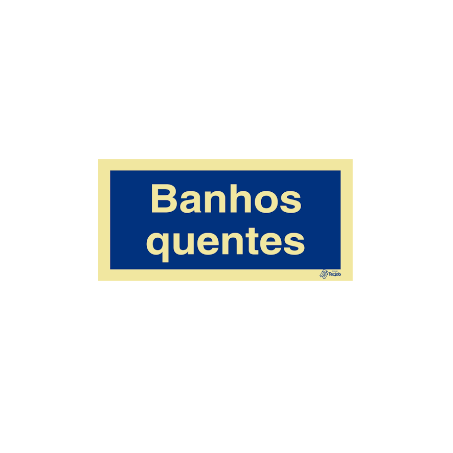 Sinal Banhos quentes - IN0512