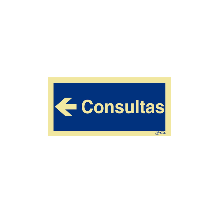 Sinal Consultas com Seta Esquerda - IN0581