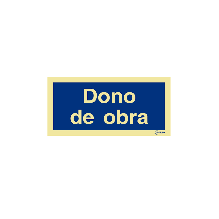 Sinal Dono de obra - IN0649