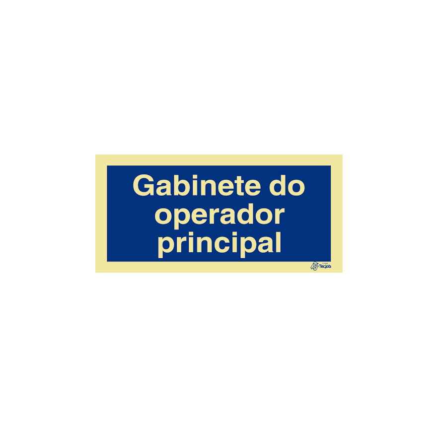 Sinal Gabinete do operador principal - IN0737