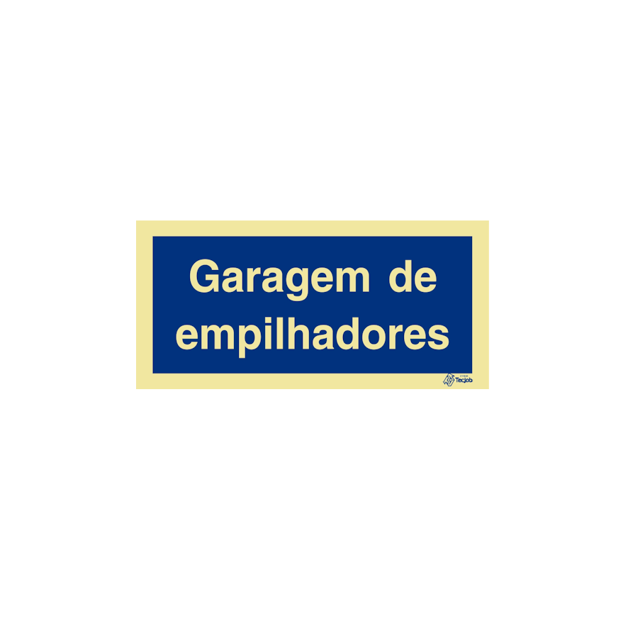 Sinal Garagem de empilhadores - IN0745