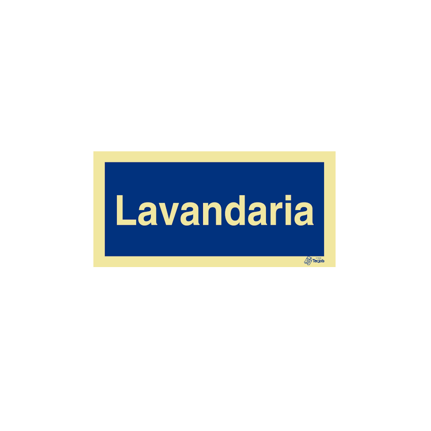 Sinal Lavandaria - IN0794