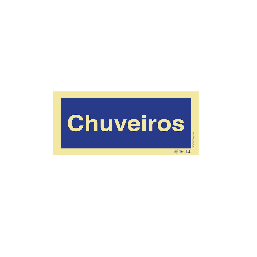 Sinalética Chuveiros - IN0315