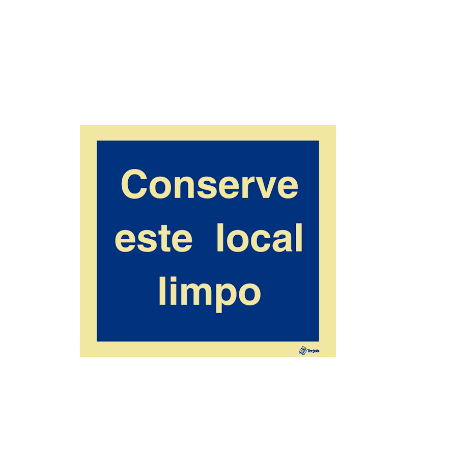Sinalética Conserve Este Lugar Limpo – IN0188