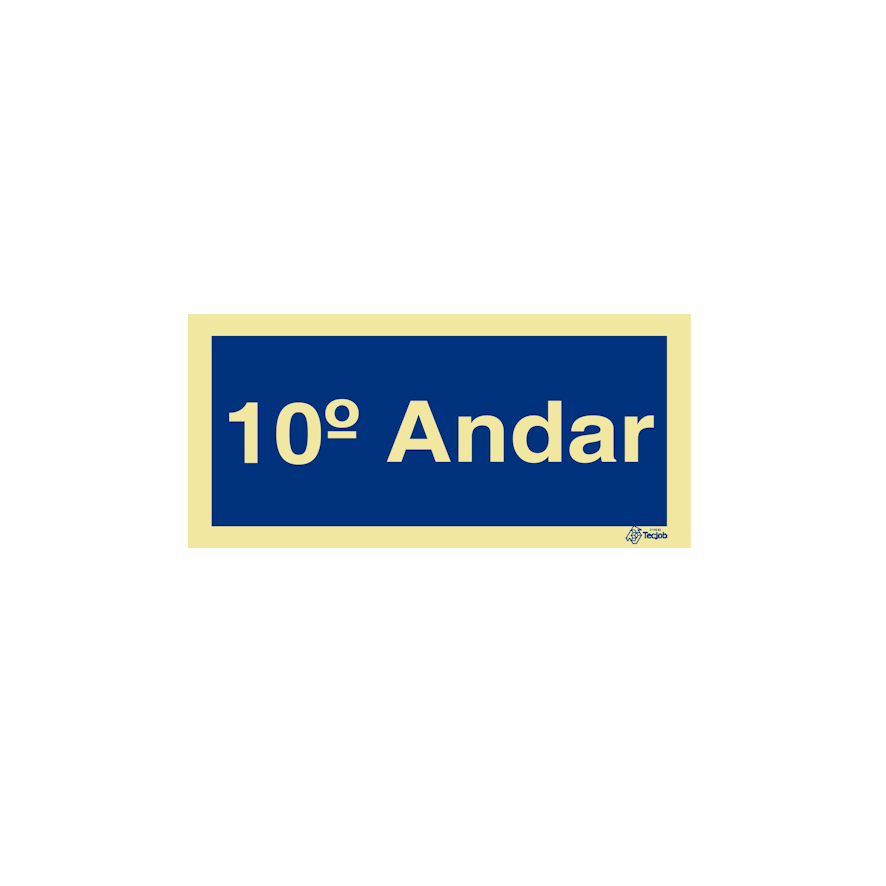 Sinalética Informação 10º Andar - IN0350