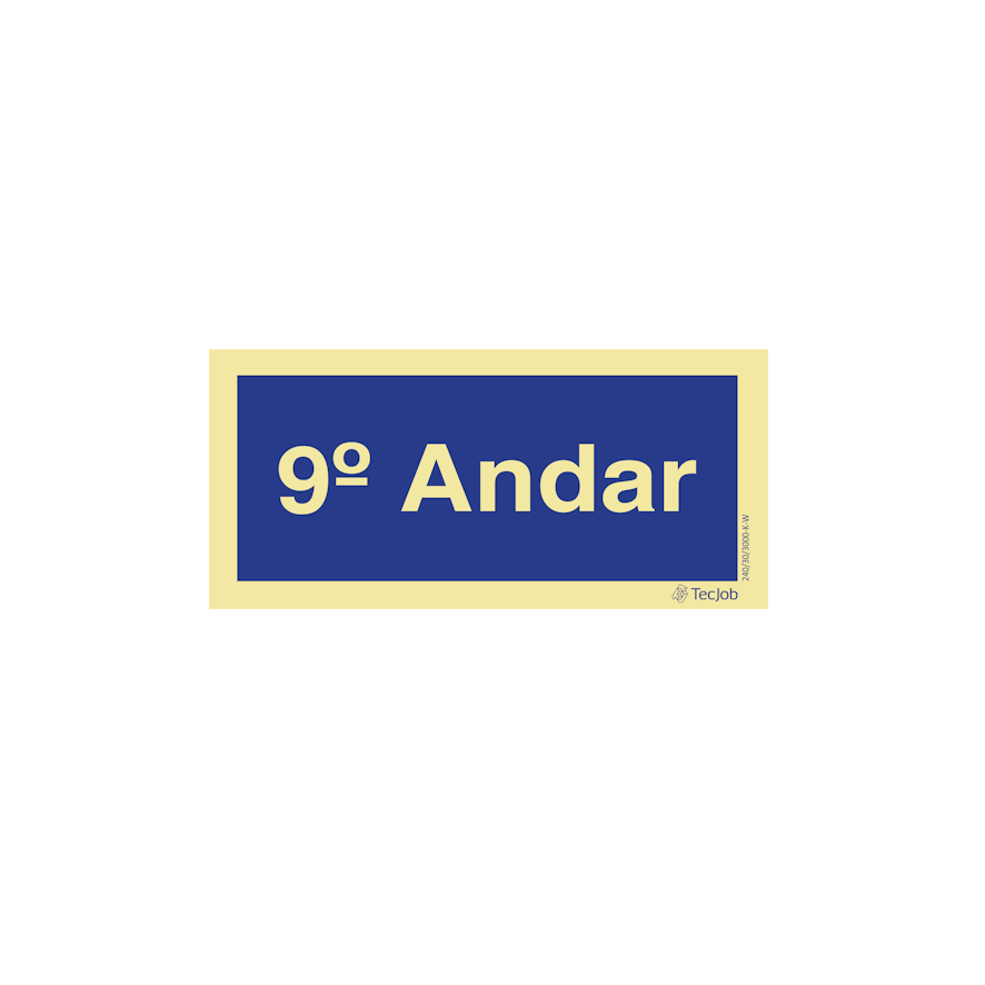 Sinalética Informação 9º Andar - IN0349