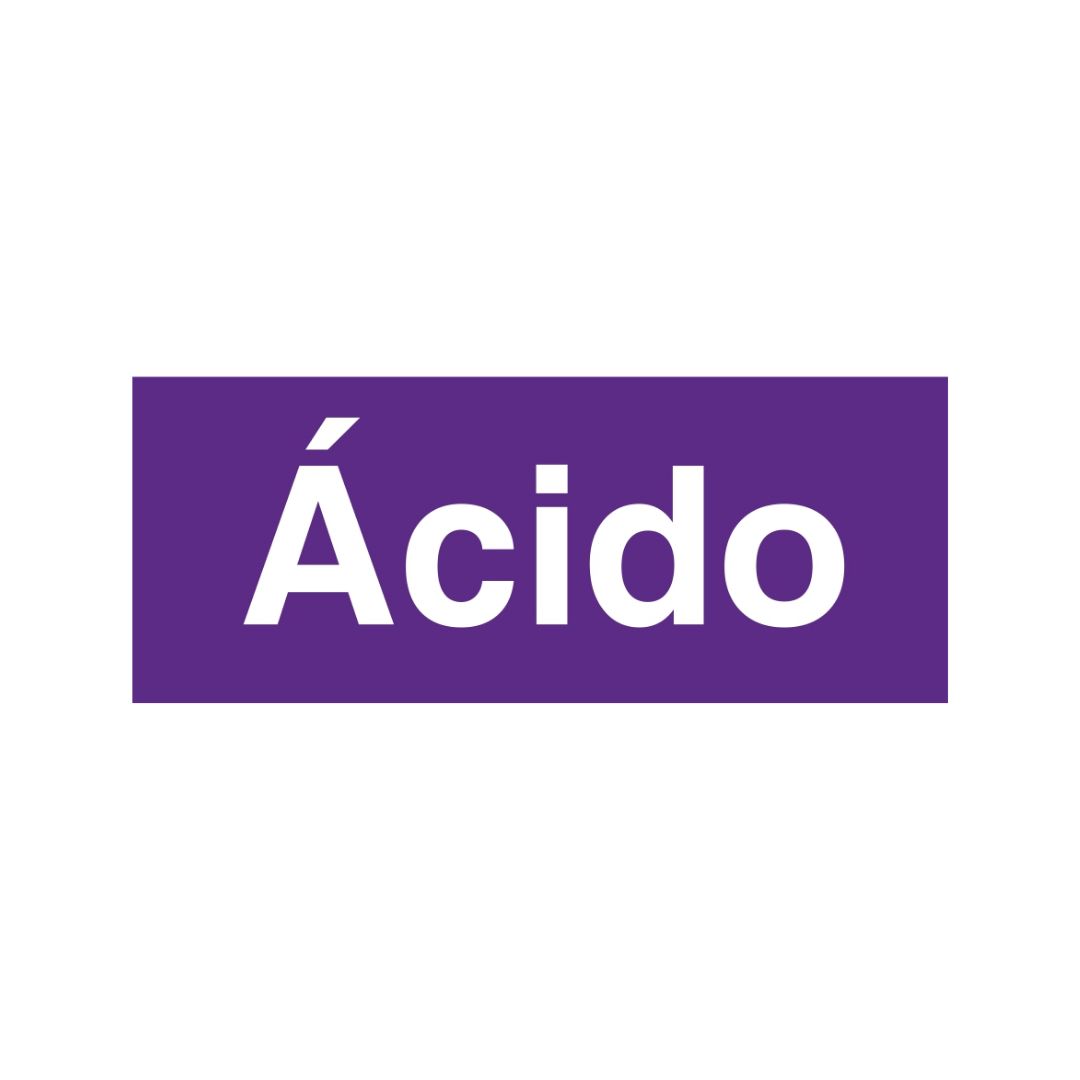 Sinalética Informação Ácido - IN1651