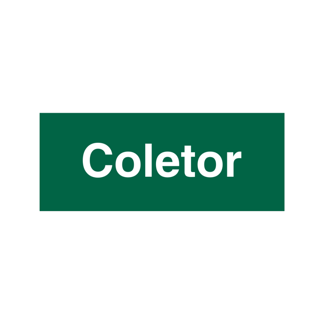Sinalética Informação Coletor - IN1588