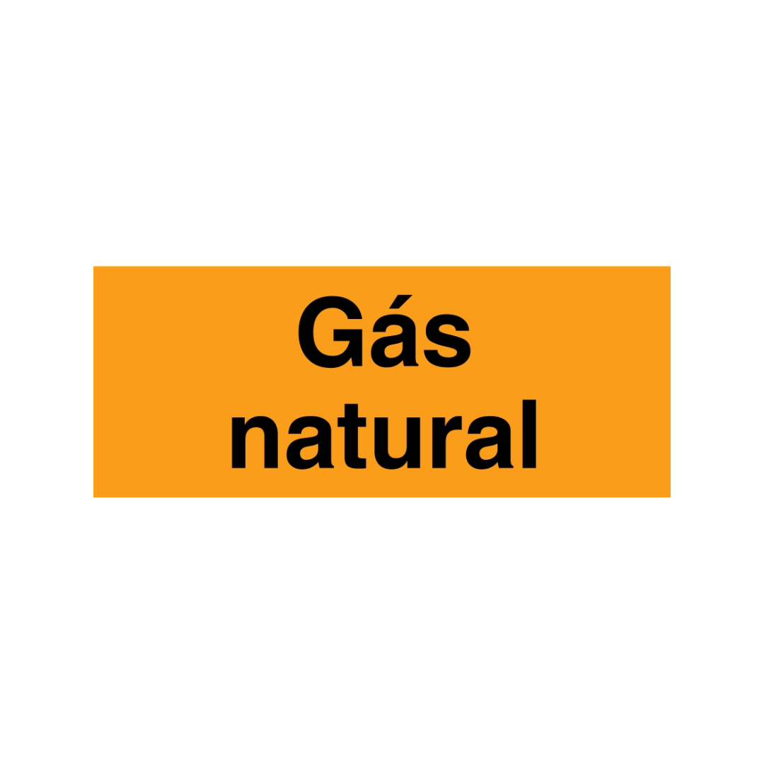 Sinalética Informação Gás Natural - IN1633
