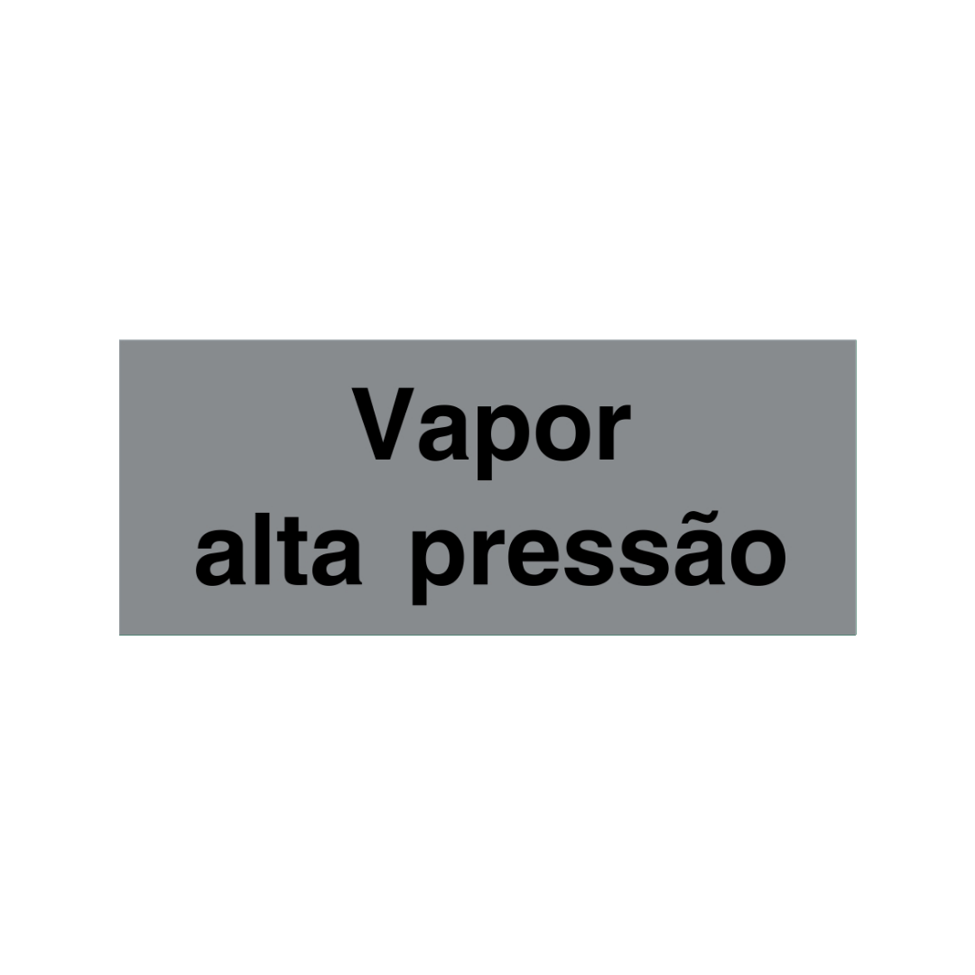 Sinalética Informação Vapor Alta Pressão - IN1616
