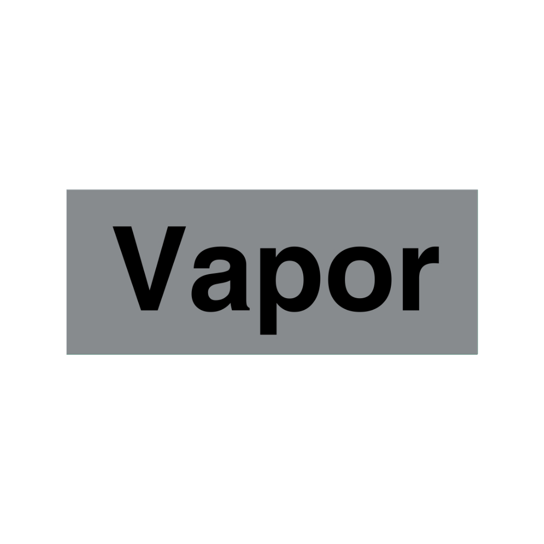 Sinalética Informação Vapor - IN1615
