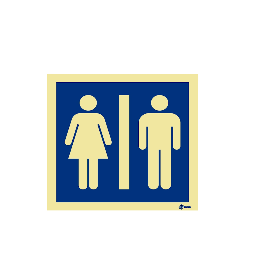 Sinalética Instalações Sanitárias Mistas – IN0264