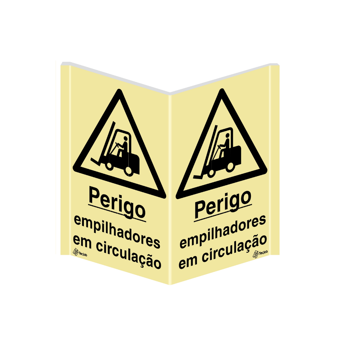Sinalética Panorâmica Perigo Empilhadores em Circulação – PA0166