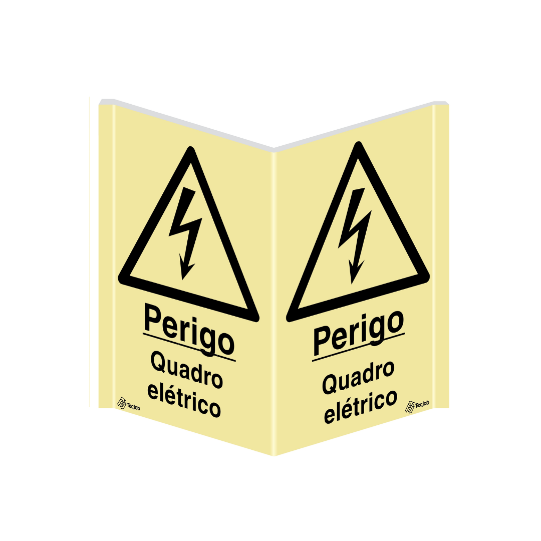 Sinalética Panorâmica Perigo Quadro Elétrico – PA0165