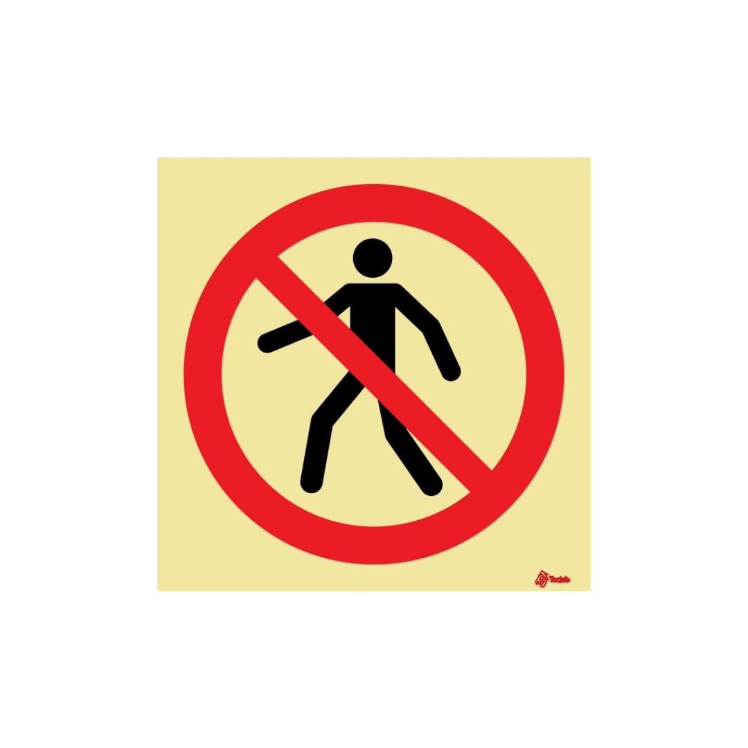 Sinalética Passagem Proibida a Peões – PR0062