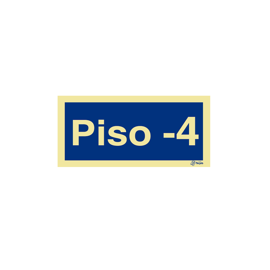 Sinalética Piso -4 - IN0356