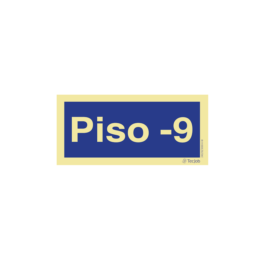 Sinalética Piso -9 - IN0351